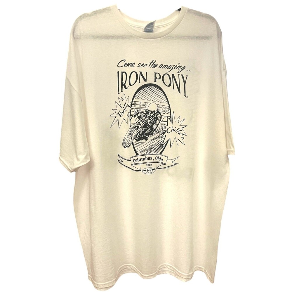 Iron Pony Motorsports 3XL T Shirt Motorcycle Shop Columbus OH Biker Motorcycle